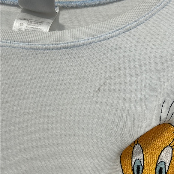 Vintage Y2K 2000 Warner bros tweety bird short sleeve  Graphic T-Shirt large - Picture 3 of 8